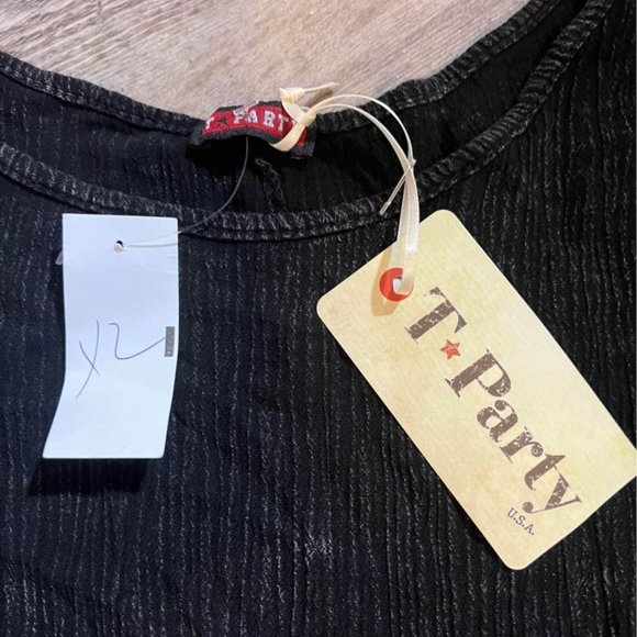 Brand New XL Black Top - T Party Brand - Picture 2 of 4